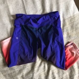 Athleta Be Free Knicker cropped leggings